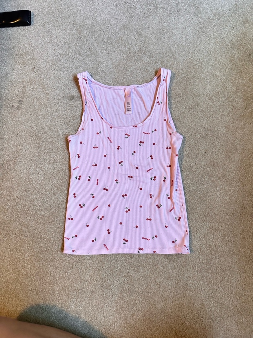 Skims cherry soft lounge tank top